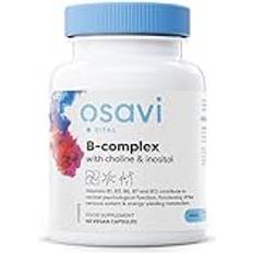 Osavi B-Kompleks Med Kolin & Inositol 60 Veganske Kapsler 60 stk