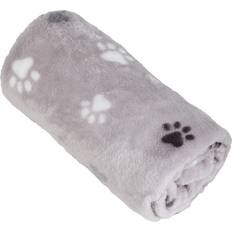 Soft Paw Print Pet Blanket