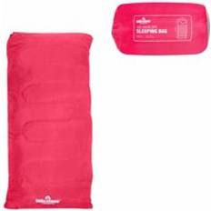 Bauer Milestone Camping Single Envelope Sleeping Bag With 2 Season Insulation Pink