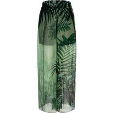 Soie Pantalons & Shorts Guess Roxan Wide Leg Silk Blend Trousers