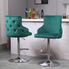 Green Bar Stools Grace Gas Lift Bar Stool