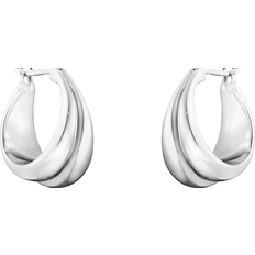 Georg Jensen Curve Øreringe Sølv