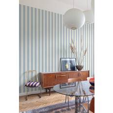 Wallpapers Grandeco Wide Textured Stripe Wallpaper, Blue