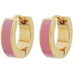 Edblad Fave Hoops Pink Gold