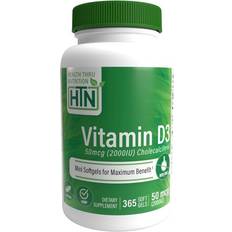 Health Thru Nutrition D3-vitamin 2000 IE 365 Softgels