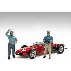 Scale Models & Model Kits "Racing Legends" 50s Set of 2 Diecast Figures for 1/43 Scale Models by American Diorama