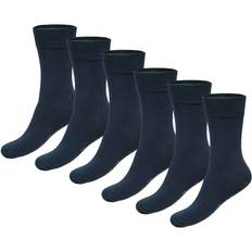 Damen - Viskose Socken Bamboo Basics, Unisex, Socken, Socken Casual Stretch, Blau, 6er Pack, 40