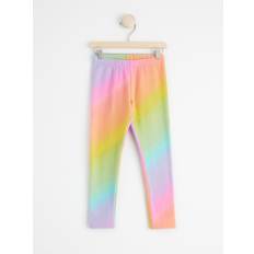 Lindex Børnetøj Lindex Kids' Organic Cotton Blend Rainbow Leggings, Multi