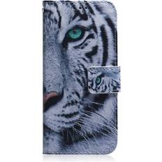 Google Pixel 9 Pro Fold Covers med kortholder MAULUND Google Pixel 6 Læder m. Pung & Print Tiger