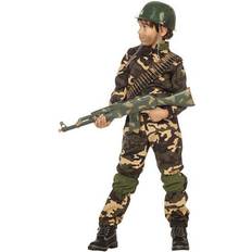 Wilbers Karnaval Militär Barn Maskeraddräkt X-Large Medium