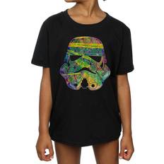 Girls Command Stormtrooper Patterned Cotton T-Shirt Black 12-13Y