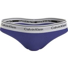 Azul Bragas Calvin Klein Modern Cotton Thong Blue Female