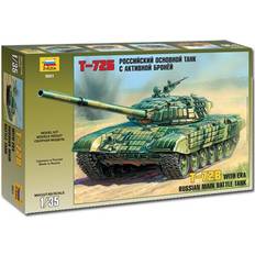 Scale Models & Model Kits Zvezda 3551 Russian Main Battle Tank T-72b 1:35 Military Model Kit