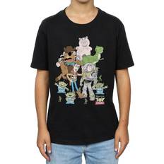 Toy Story Group Cotton T-Shirt Black Years