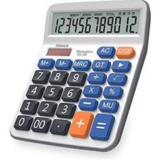 Calculators Osalo Calculator Large Buttons Large Display 12 Digit Big Desktop Office Calculator OS-5M