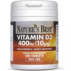 Vitamin D3 400Iu, Highly Absorbable Pure Grade Formula