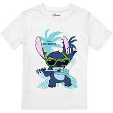 Lilo & Stitch 9-10 Years, White Boys Palm Tree T-Shirt