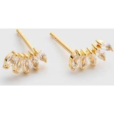 Smycken Syster P Theodora Earrings Gold Örhängen Dam Guld