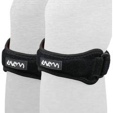 KARM Patella Knee Straps Pair of Patella Tendon Knee Straps for Knee Support, Sports, Meniscus Tear, Patellar Tendonitis. Light Alternative for Knee Brace and Knee Sleeve Plus Size; Pair of 2 Straps