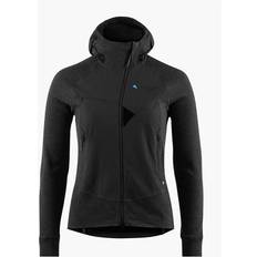 Elastaani/Lycra/Spandex Neuleet Klättermusen Hugin Zip Hoodie - Raven