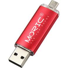 Memory Cards & USB Flash Drives ChaoChuang Colorful USB Flash Drive Metal Pen Drive pendrive 32gb OTG external storage microusb memory stick Flash Driv