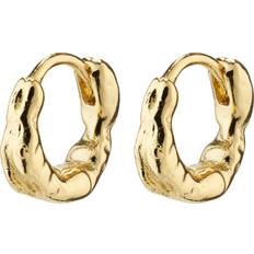 Beige Örhängen Pilgrim Eddy Earrings - Gold