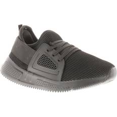 Focus Phoenix Jnr Boys Kids Trainers Black Mesh