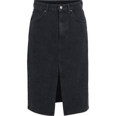 Object S Skjørt Object Collectors Item Objharlow Midi Denim Skirt Black