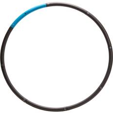 Black Hula Hoops Domyos Fitness Weighted Hoop 1.4kg Black/deep Cyan