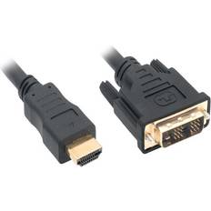 DVI 1 HDMI 3 ft Gold-plated Cable