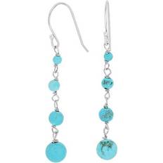 Turkis Øreringe Nordahl Andersen Turquoise Øreringe, Sølv