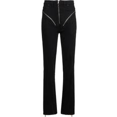 MUGLER Stretch Denim High Rise Zip Skinny Jeans