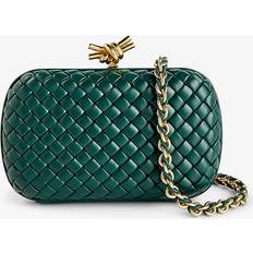 Bottega Veneta Womens Emerald Green-m Bras Knot Mini Leather Cross-body bag