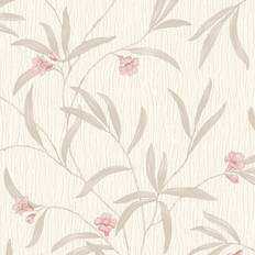 Albany Belgravia Décor Tiffany Flower Cream/soft Coral Red Wallpaper