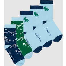 Barnkläder Frank Dandy 5P Kids Socks Dino Club