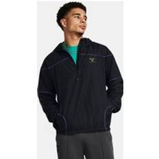 Under Armour Men's Project Rock Anorak Jacket Black Pluto Black