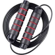 Fitness Tianci Weighted Jump Rope For Fitness Cardio, Boxing Crossfit, Endurance Training, Jumping Exercise.-Red