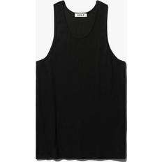 Tencel Tank Tops CDLP Black Scoop Neck Tank Top BLACK