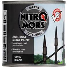 Nitromors Anti-Rust Satin Metal Paint Black