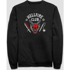 Sweaters Stranger Things Hellfire Club Unisex Crewneck Sweatshirt Black