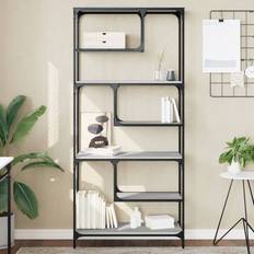 Furniture vidaXL Grey Sonoma Bookcase 81 x 36 x 176 cm