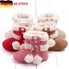 Sterntaler Mädchen Baby Stiefel mit Klettverschluss, Rosa Magenta Mel. 746 23/24