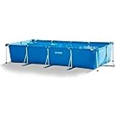Intex Rectangular Frame Pool Aufstellpool Blau, 450 x 220 x 84 cm