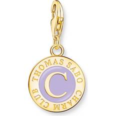 Or Breloques et Pendentifs Thomas Sabo Charm 2105-427-13 Violet