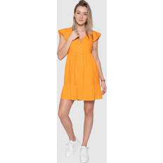 Orange - Sportswear Garment Dresses Only Short Sleeve Mini Dress