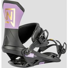 Nitro Damen Team Snowboardbindung, PRO Purple-Black-Gold