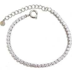 Kristall Armband Celine Tennisbracelet, CRYSTAL STEEL