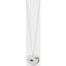 Rodiumpläterad - Återvunna material Halsband Pilgrim Halsband, Återvunnet silverpläterat hjärta SOPHIA –