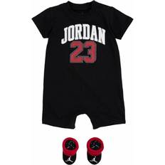 Bébé Combi-pantalons Nike 23 Romper & Bootie Set - Rouge/Noir/Blanc