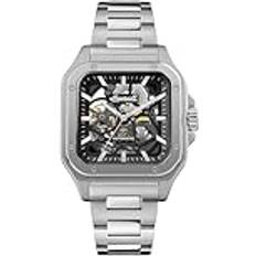 The Ollie Automatic Black Skeleton Bracelet I14501
